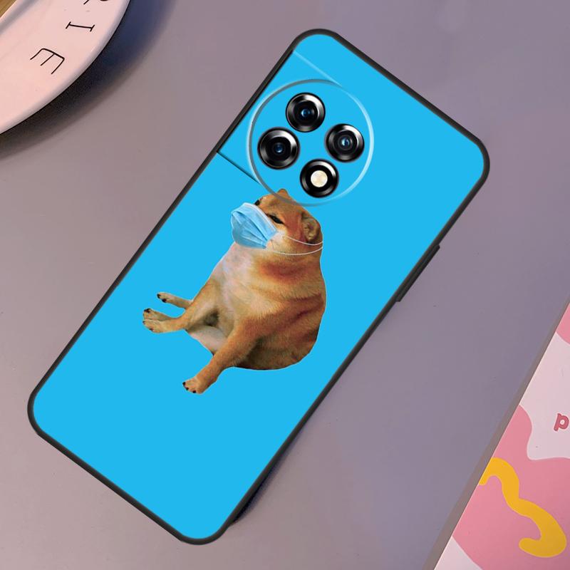 Cheems Shiba Inu Doge Meme Hülle Für OnePlus Nord 5 CE 4 3 2 Lite N30 OnePlus 11 12 13 15 12R 13R 10T 13T 9 10 Pro Cover