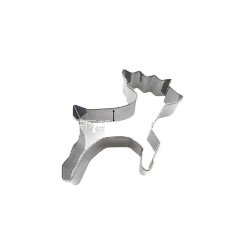 Stainless Steel Snowman Christmas Cookie Cutter Set for DIY Baking