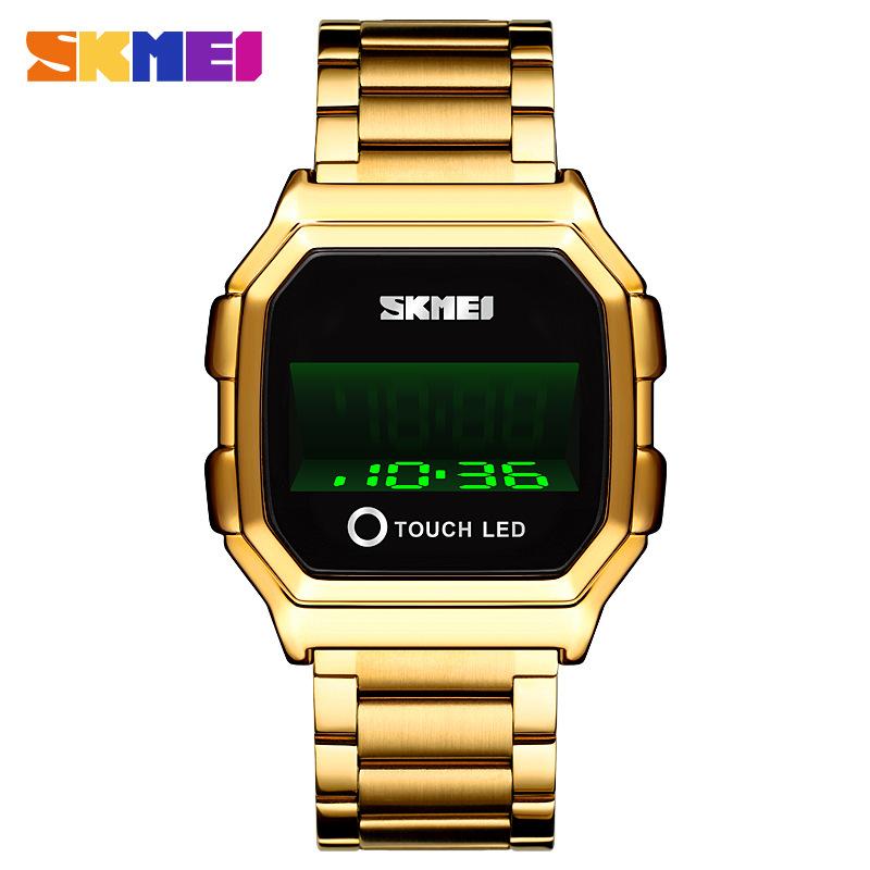 Fashion touch screen led watch watch sports men's watch creative three-dimensional display watch
