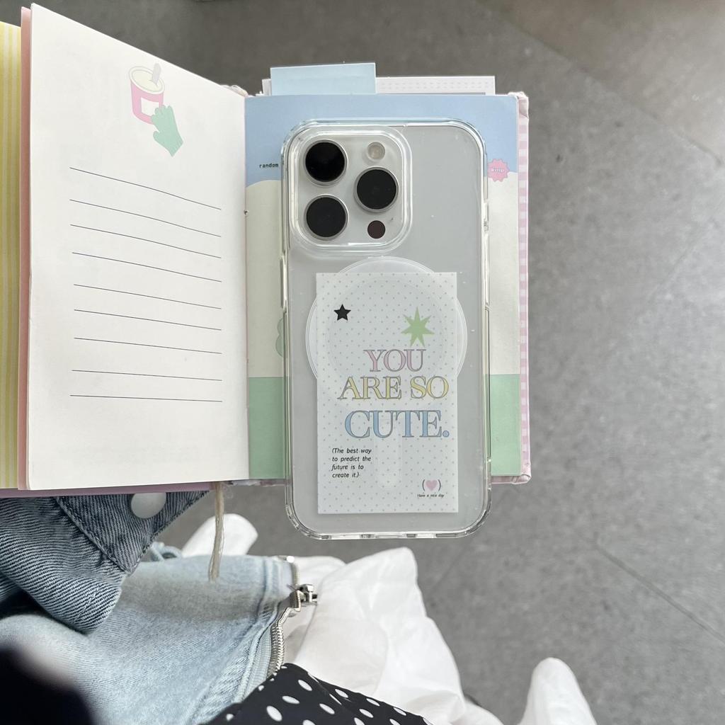 Kreativer Kirschkuchen Magnetischer Handy-Ständer & Hülle für iPhone 16/17 Pro Max - Damen Edition