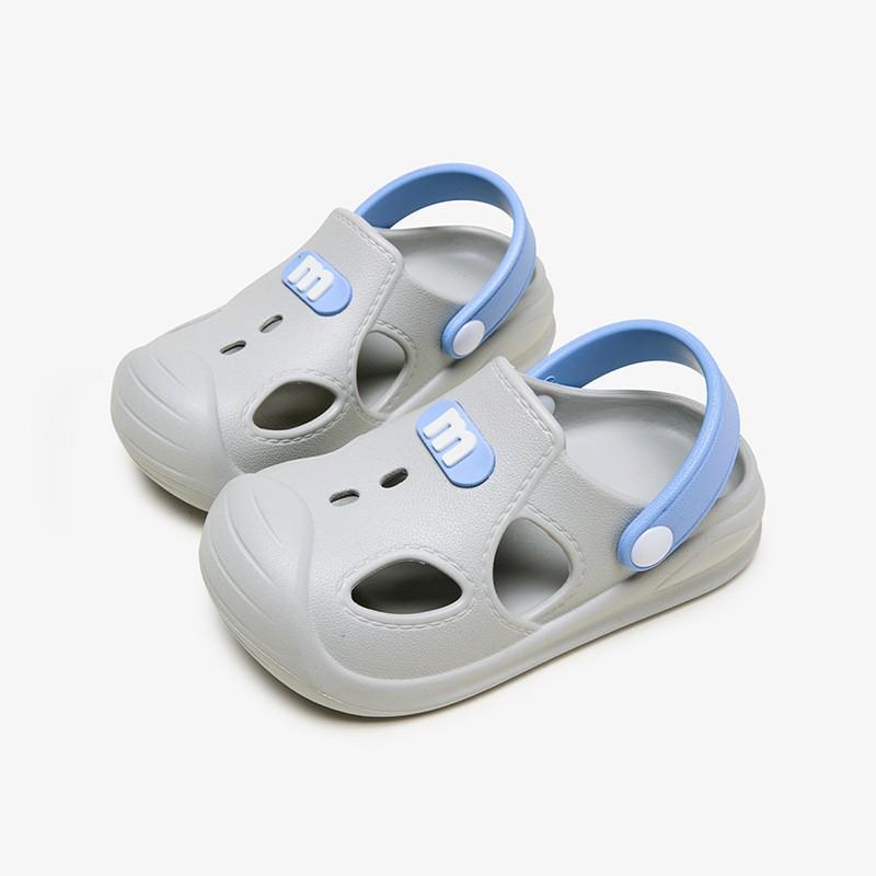 Kids Pool Shoes Slip-On Sandals Beach Garden Home Use Soft Sole Toddler Footwear In Yellow Pink Gray