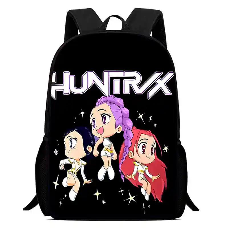 Mochila Child School Backpack,Cartoon Kpop-Dem-Onhun-Ters School Bags For Girls,Durable &Light Weight Bags For Kindergarteen