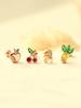 Minimalpiercing 14K Tropical Fruit Cubic Piercing Earrings