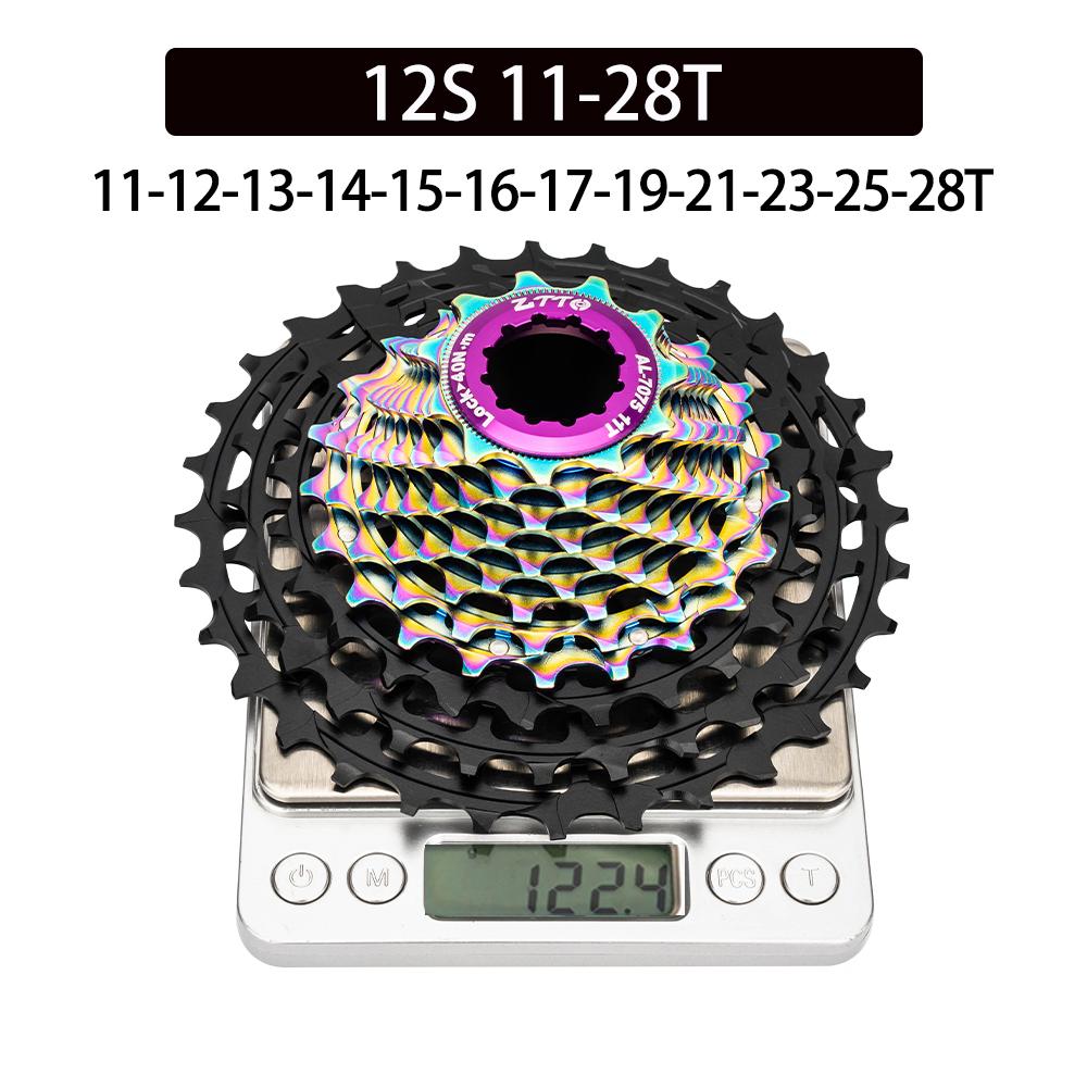 ZTTO Ultralight 11/12 Speed Road Bike Cassette 11s 12s 11-28/30/32/34/36T ULT Sprocket Freewheel 112g~146g 11V 12V Gravel K7 HG