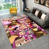Cartoon Cute M-Masha Bear Non-Slip Area Rug for Living Room,Bedroom,Playroom,Soft Carpet Floor Mat Home Decor Rug Kids Room