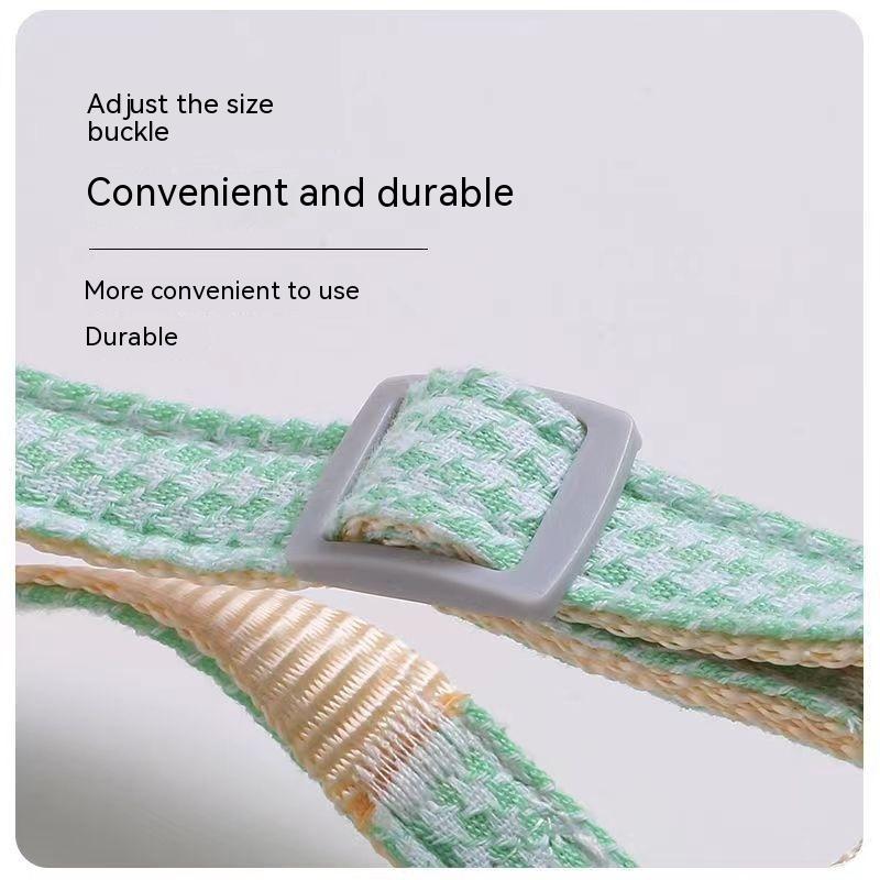 Pet Dog Harness Floral No Pull Cotton Fabric Breathable Reflective Small Medium Dog Harness and Leash Set Adjustable Pet Supply