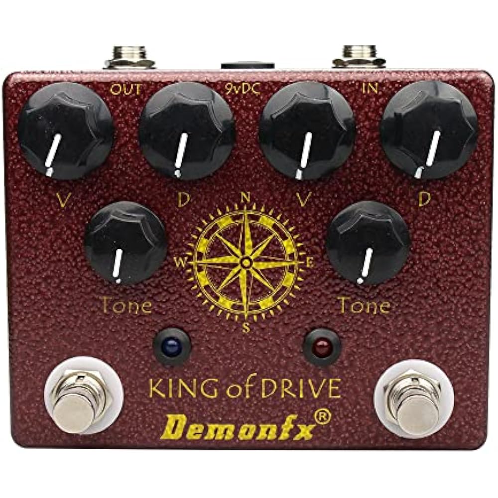 Demonfx KING OF DRIVE/OVERDRIVE overdrive guitar effector