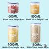 Sealed Storage Box Transparent Kitchen Food Grain Organizer Storage Tank Plastic Large capacity Moisture-proof Sealed Jars