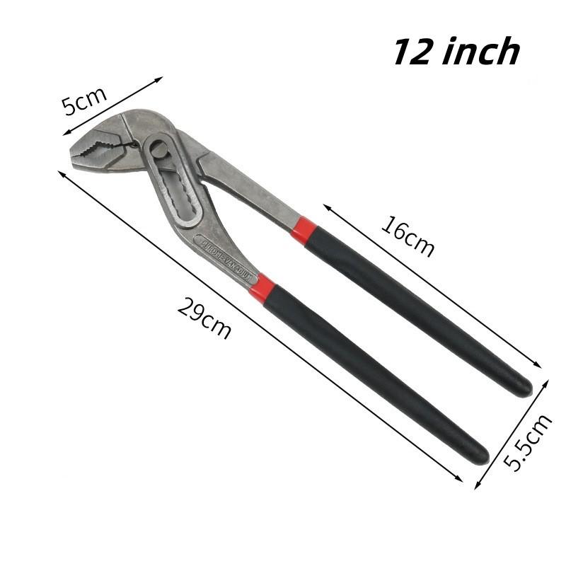 Clește reglabil pentru țevi de apă de 8/10/12 inci Clește pentru baie cu deschidere mare Clește multifuncțional Instrument de reparare manuală cu eliberare rapidă