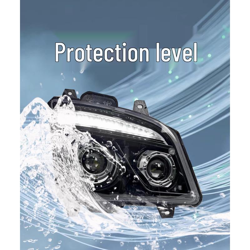 Jiefang JH6 Heavy-Duty Truck Dual-Lens LED Headlight Assembly Upgrade