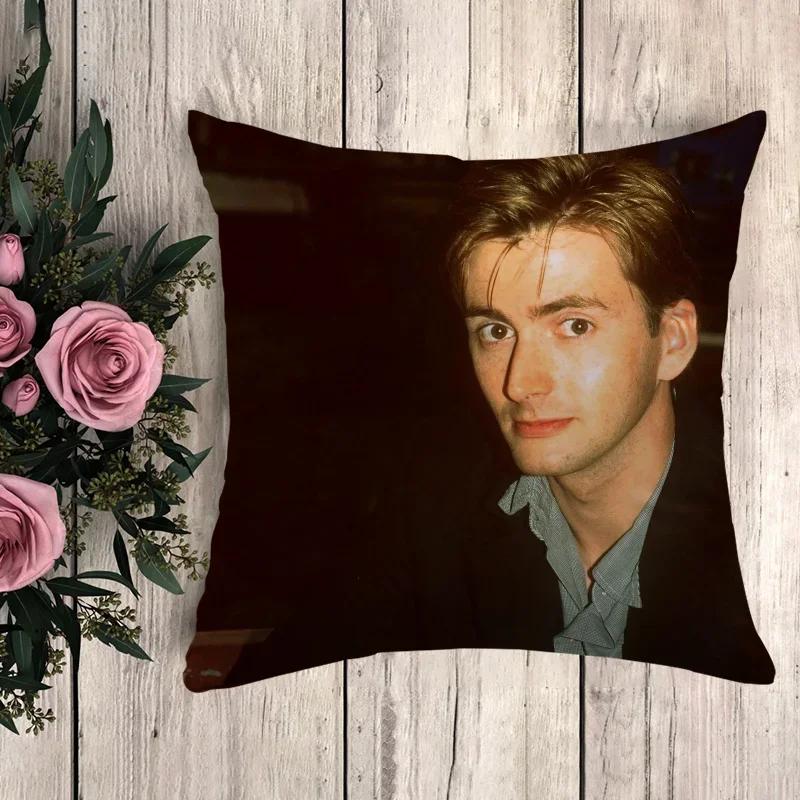 Anime Pillow David Tennant Cushion Cover X Decorative Pillowcases For Pillows X Pillowcase Car Decoration Fall Decor