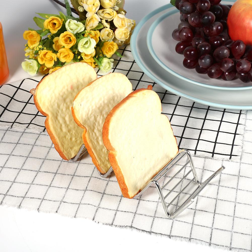 1Pc Practical Taco Holder 4 Wave Shape Stainless Steel Food Rack Hard Shells Kitchen Tools