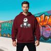 Men's Large Cartoon Animal Pattern Sweatshirts  Autumn/Winter Sprotswear Leisure Loose Large Hoodies Men High Brand Fashion Tops