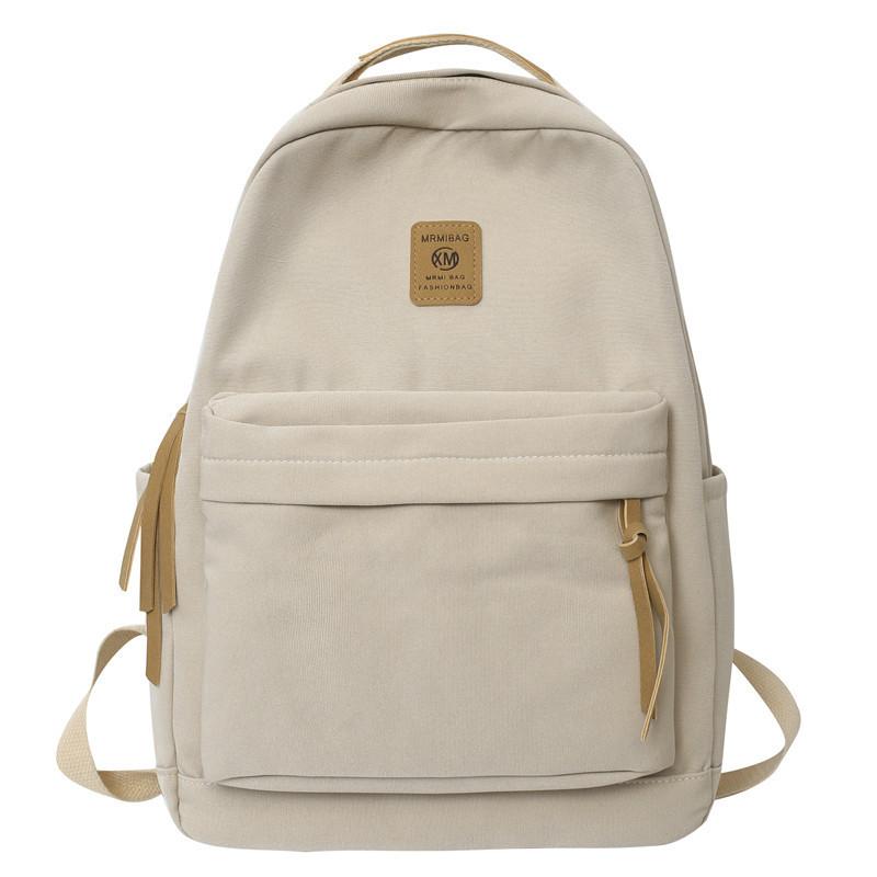 Urban Unisex Backpack Beige Mens Womens Youth Sports Bag for Boys and Girls School Mom Bag Walking Bag Hiking Bag