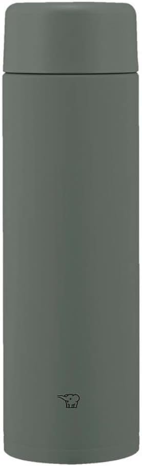 Zojirushi Stainless Steel Water Forest Seamless Integrated Lid and Easy to Bottle, 600ml, Gray, Screw-on Lid, Gasket, Clean, SM-GA60-HM