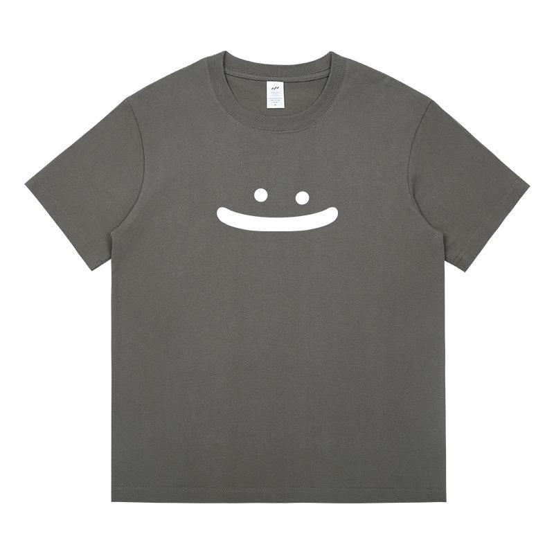 Short-sleeved Men's Summer Students Korean Version of The Casual Loose Round Neck Yankee Printing Wild Harajuku Wind Tops Trend Women