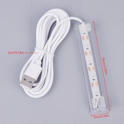 Fish Accessory Micro Aquarium Light Usb Powered Remote Control Colorful Fish Led Lamp For Landscape Usb Aquarium Light