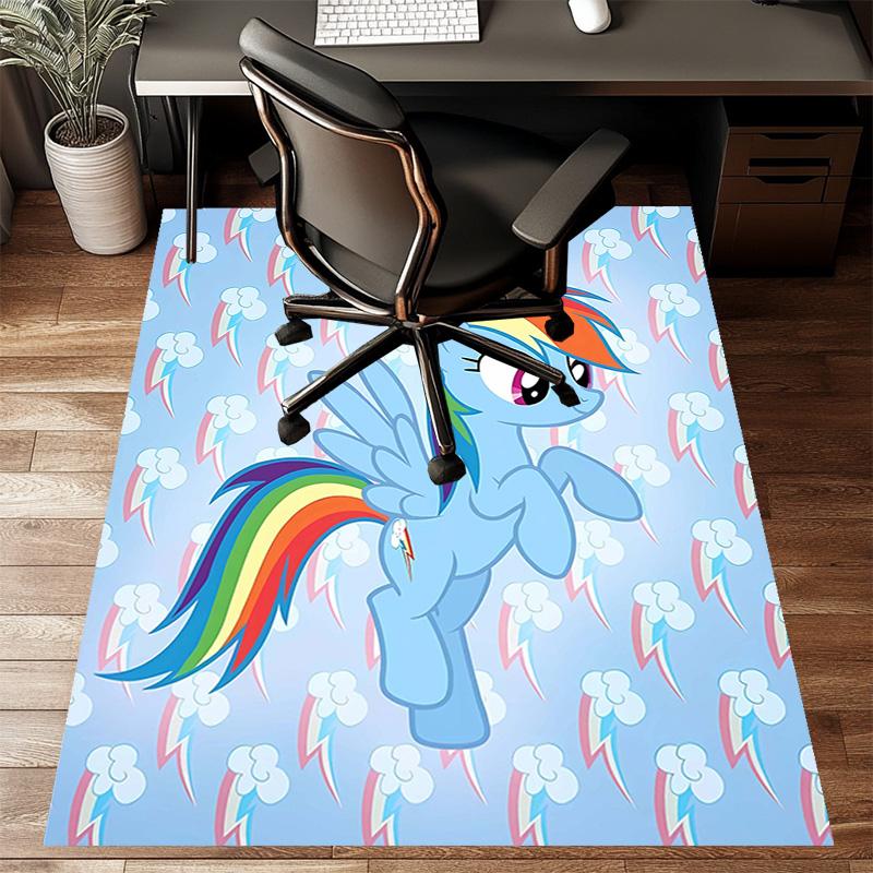 1pc My Little Pony1 Design Printed Area Rug Carpet for Bedroom Living Room Home Decor Rugs Mat Non Slip Mat Rug for Bedside