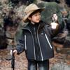 Boys' 3-in-1 Windbreaker Jacket - 2025 Spring/Autumn Kids' Waterproof Outdoor Coat