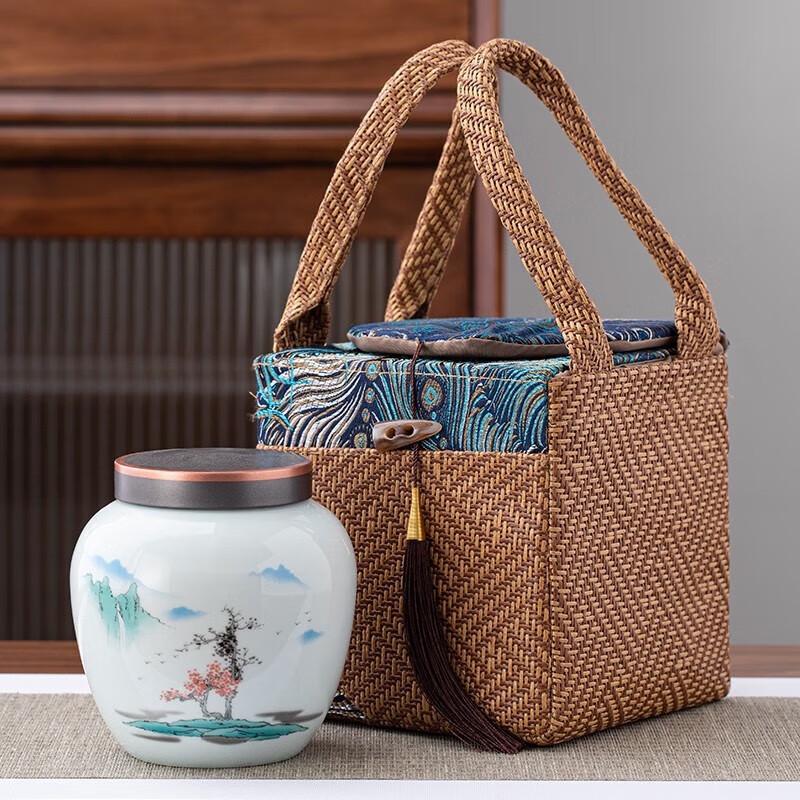 Ceramic Tea Storage Jar Gift Set