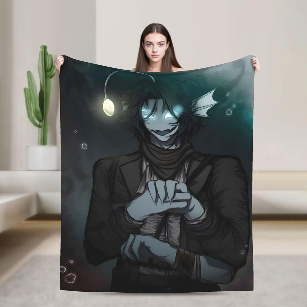 Soft Blankets Decorative Sebastian Solace Pressure Game Throw Blanket  Flannel Bedspread For Couch Bed Aesthetic Sofa Bed Cover