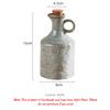 Spice Shaker Oil Pot Household Kitchen Accessories Sauce Bottle Pot Hand Kneaded Ceramic Oil Pot Lid Leak Proof Kitchen Tool Set