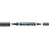 Staedtler Lumocolor Permanent Marker 348 B9 Duo Refillable 0.6mm 1.5-4mm Black