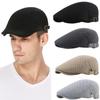 Nieuwsjongen Stijl Cabbie Platte Pet Ademende Pet met Klep Mode Baret Hoed