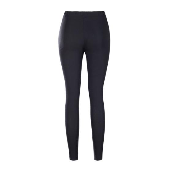 Kadın Moda Düz Renk Elastik Bel Bandı Slim Skinny Kalem Pantolon