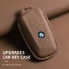 Full Flip Leather Car Key Case For BMW 1 3 5 7 Series 320i 530i 550i F20 F15 F16 F48 G20 G30 G01 G02 G05 G11 X1 X3 X4 X5 X6 F30