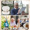 Invisible Rechargeable Hearing Amplifiers for Seniors , Smart Touch Control, Magnetic Fast Charging with Charging Case, Clear Sound, Comfortable Fit
