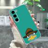 Cartoon P-Perry The Platypus Phone Case For Samsung Galaxy A91,80,73,72 ,71,53,52,32 ,31,22,21s,20,Transparent Case