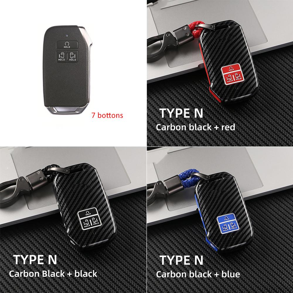 Auto Smart Key Fob Cover Case Fit For Kia Ceed Proceed Gt Niro K5 Dls Optima Seltos Cadenza K7 K8 Xceed Auto Accessories