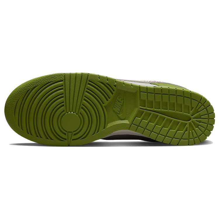 Nike Dunk Low Safari Swoosh - Chlorophyll Men Sneakers Green Cave-Stone Light-Iron-Ore DR0156-300