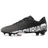 Autumn new printed hard-soled men's and women's long and short nail shoes low-top fashion football shoes grass training shoes