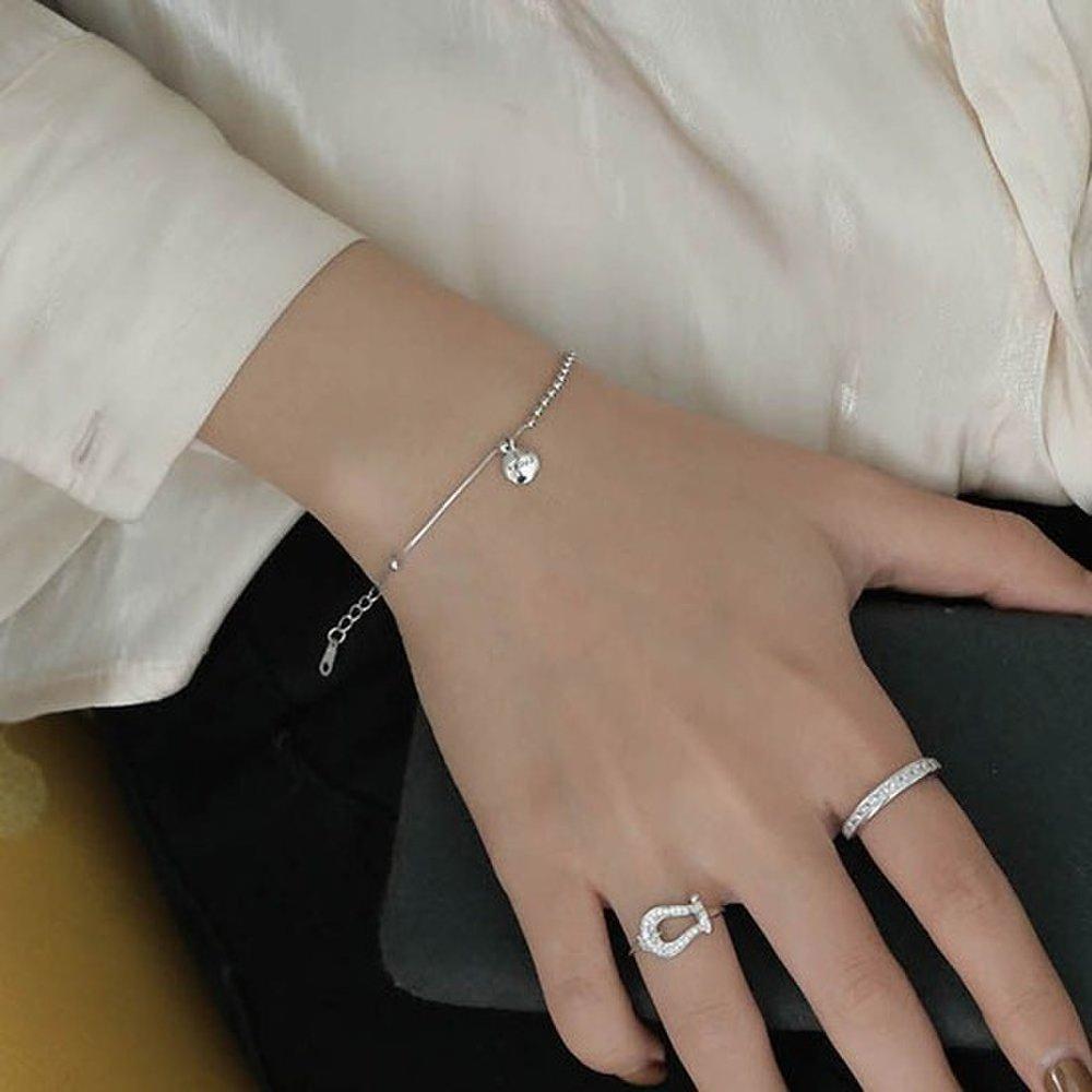 Gift for Girlfriend, Fashion Accessory, Daily Bracelet, 925 Silver, Women's Silver Bracelet, Silver Bracelet, Women's Bracelet, Rose Gold Bracelet