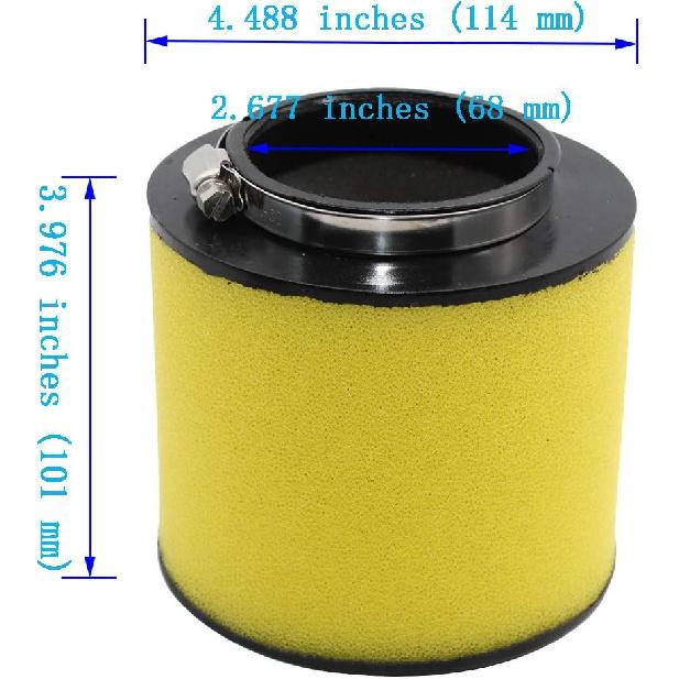 Air Filter 17254-HN5-670 Replacement For Honda Rancher 350 TRX350TE TRX350TM 2000-2006 Rancher 400 TRX400FA TRX400FGA AT 2004-2007 ATV