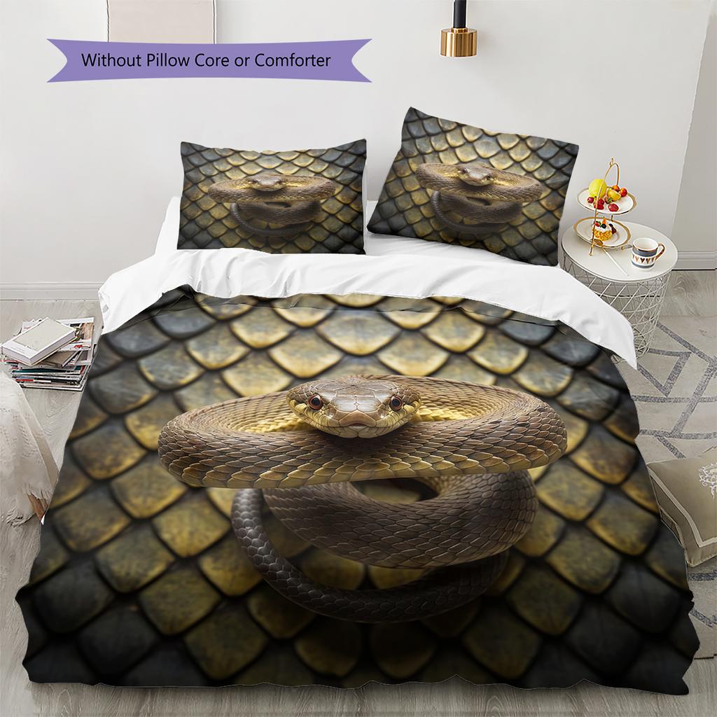 Cartoon Pattern Bedding Quilt Set Quilt Cover Pillowcase Home Decoration Birthday Gift (1 * duvet cover + 2 * pillowcase, without core)