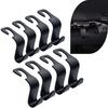 Car Seat Hooks, Headrest Hooks, Set of 8, Car Hooks, Load Capacity 44.1 Lbs