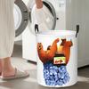 Animation Grizzy And The Lemmings Cartoon Anime Foldable Laundry Baskets Dirty Clothes Sundries Storage Basket Waterproof Hamper