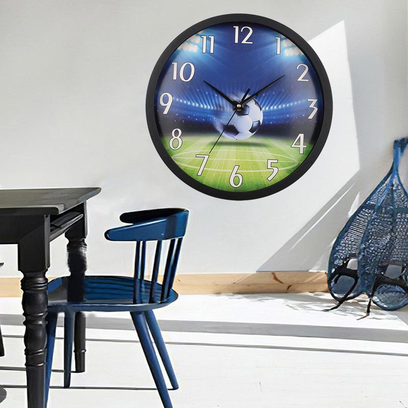 Moderne modische Wanduhr Wohnzimmer Schlafzimmer Wanduhr Leise Uhr Cartoon-Uhr Einfache kreative Quarzuhr