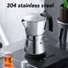 Stainless Steel Stovetop Coffee Maker Stovetop Espresso Maker  Gas Stove Compatible