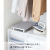 Yamazaki (Yamazaki) Tabletop Ironing Board with Legs, Aluminum, Small, Silver, Approx. W40.5 X D26 X H6cm, Comfortable Hanging, 5779