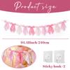 Cross-border Bow Background Decoration Banner for Birthday Party Atmosphere