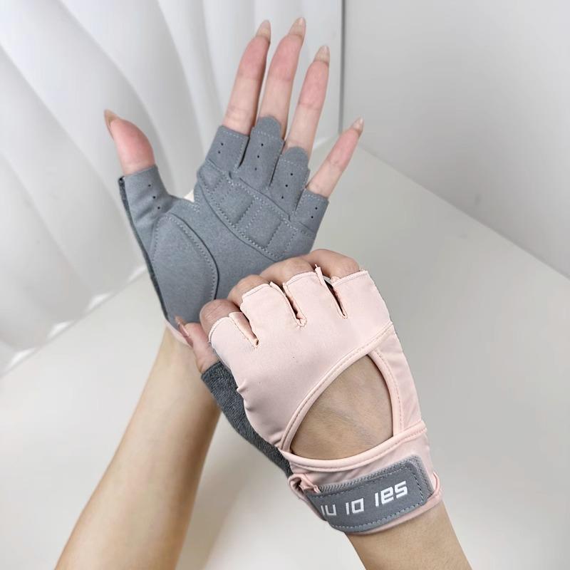 Fitness Gloves Men's and Women's Half Fingers Breathable Thin Equipment Training Dumbbells Yoga Kettlebells Non-slip Bicycle