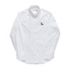 Maison Kitsune Km00488wc2010 P100 Dressed Fox Patch Mens Shirt