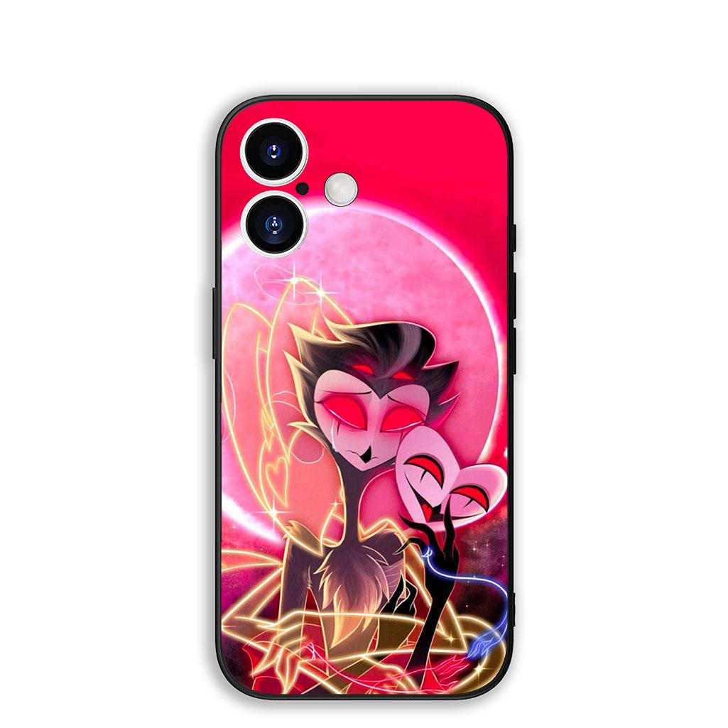 

for Apple iPhone 16 15 14 11 Pro Max 6 7 8 Plus + SE2 SE3 SE 2022 2020 8+ Phone Case Dust H-Hazbin Alastor Hotels Charile Angel iPhone 11