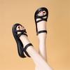 Platform sandals with skirts and outer wear women's summer new versatile beach shoes with shoes