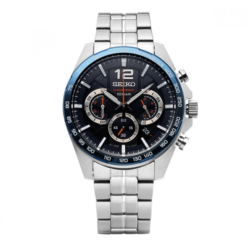 Seiko Chronograph Men S Metal Watch SSb345p1