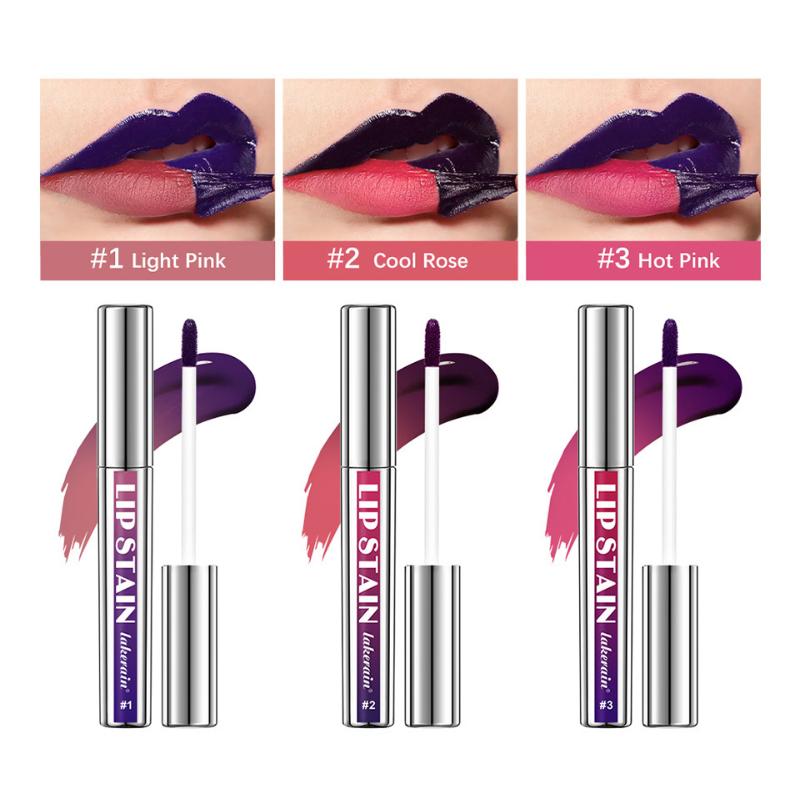 Lucidalabbra Tattoo Peel-Off Tubo Argento Impermeabile Liquido Opaco Tinta Labbra RosaRosato Strappabile Macchia Labbra Non Appiccicoso Asciugatura Rapida Trucco